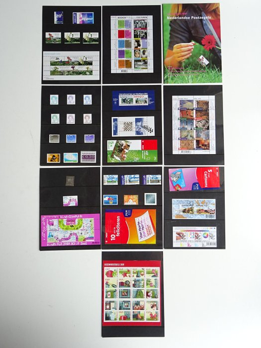 Image 3 of Netherlands 2001/2004 - Four stamp year collections
