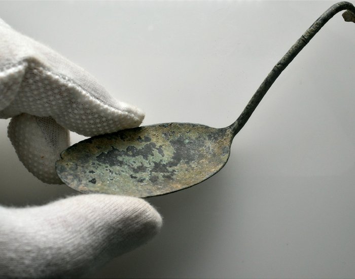 Ancient Roman Bronze Spoon