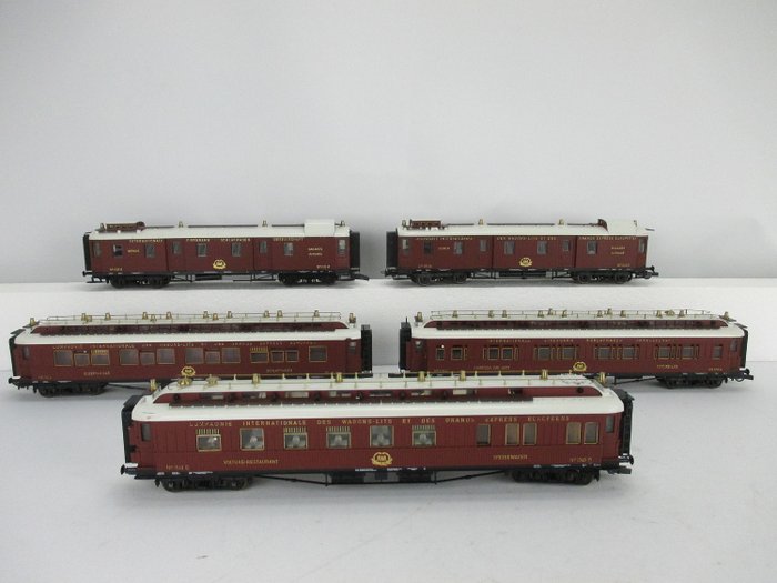 Liliput H0 - 860 - Passenger carriage set - "Orient Express" - CIWL