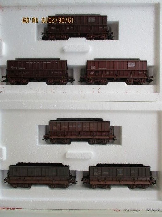 Märklin H0 - 48430/48444 - Freight wagon set - Minerals Cockerill and Gustave Boel - SNCB
