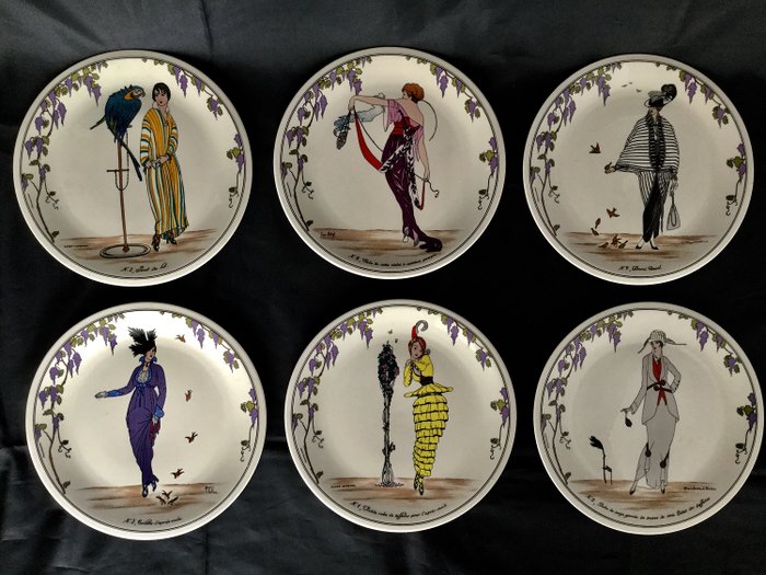 Villeroy & Boch - dessert plates 'Design 1900' - Porcelain
