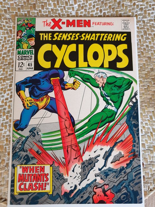 X-Men VOL 1 #45 - "When Mutants Clash!" - Softcover - Eerste druk - (1968)