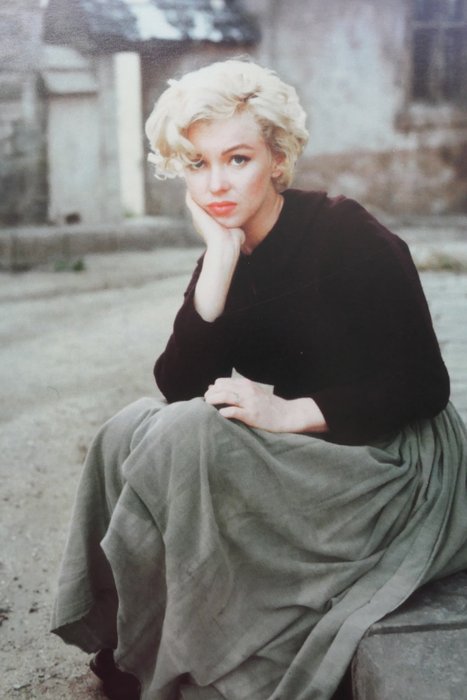 Milton H Greene (1922-1985) - Marilyn Monroe, 'Peasant dress sitting ...
