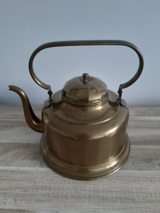 Jima - 茶壺 - 藝術裝飾 - 銅, 黃銅