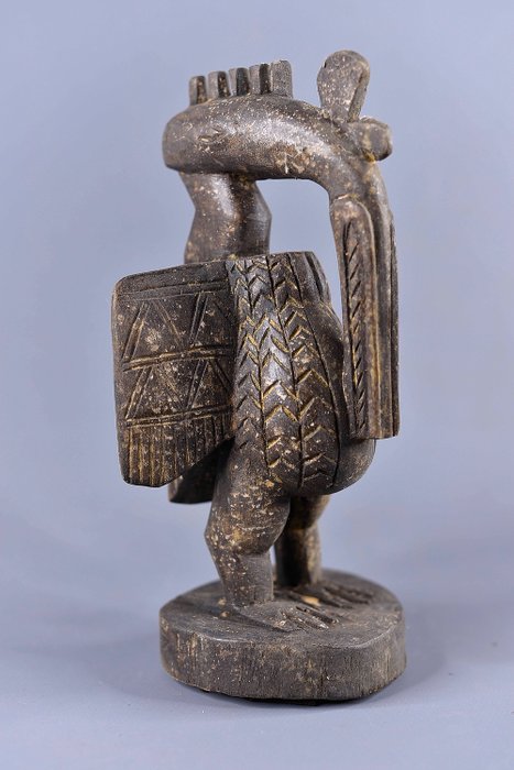 Statue - Holz - Calao - Sénoufo - Elfenbeinküste 