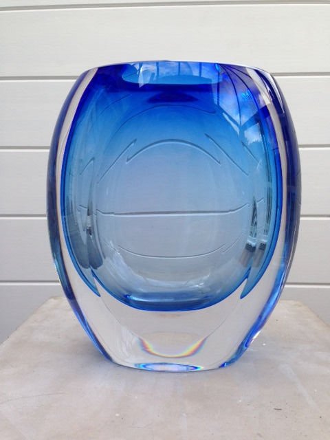 Alfred Collard - Val Saint Lambert - Vaza designer vaza (1) - Cristal