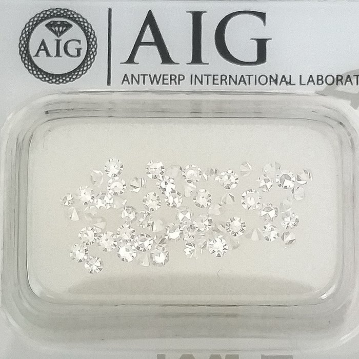 145 pcs Diamonds - 1.00 ct - Round - F, G - No Reserve 