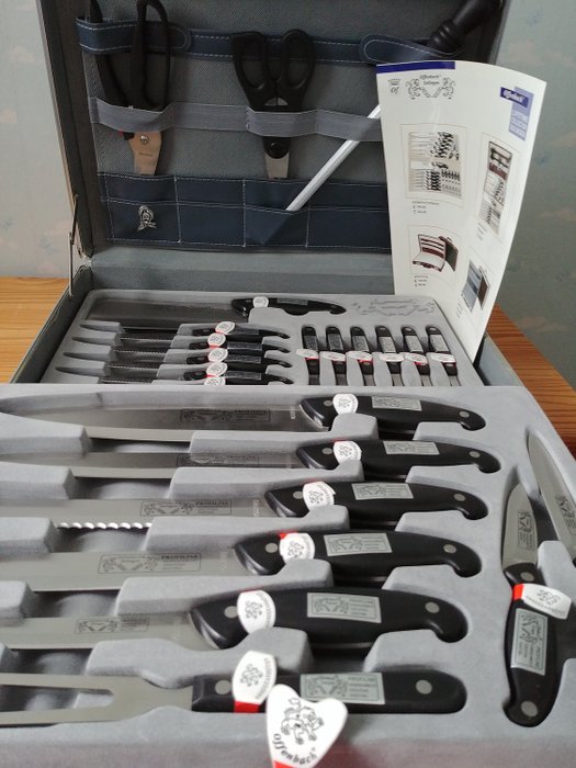 Solingen Offenbach - Set di coltelli nuovo di alta qualità a 24 pezzi realizzato a mano - Acciaio inossidabile dell'acciaio inossidabile