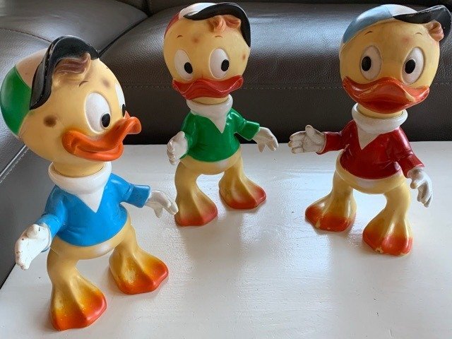Walt Disney Productions - 1962 - Huey, Dewey & Louie - de 3 neefjes van Donald Duck  - 人偶/圖像