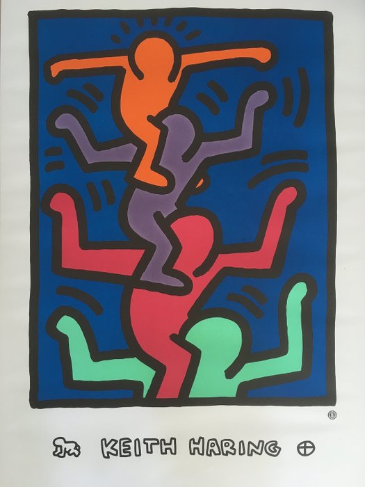Keith Haring - Four Person Stack