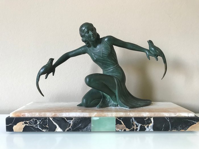 S Melani - Art Deco Skulptur - S Melani