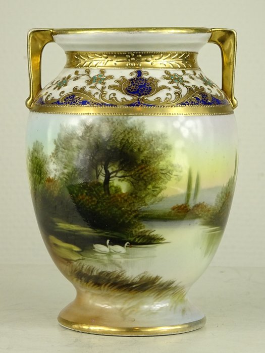 花瓶 - 武 - 瓷 - 日本 - Taishō period (1912-1926)