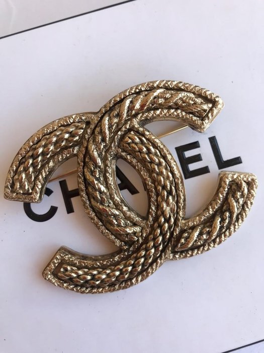 Chanel Tricolor CC Camellia Brooch Pin  AHVaughnStudio