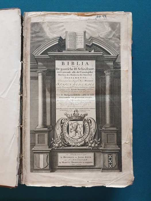 Hendrick en Jacob Keur  - Biblia, dat is De gantsche H. Schrifture - 1686