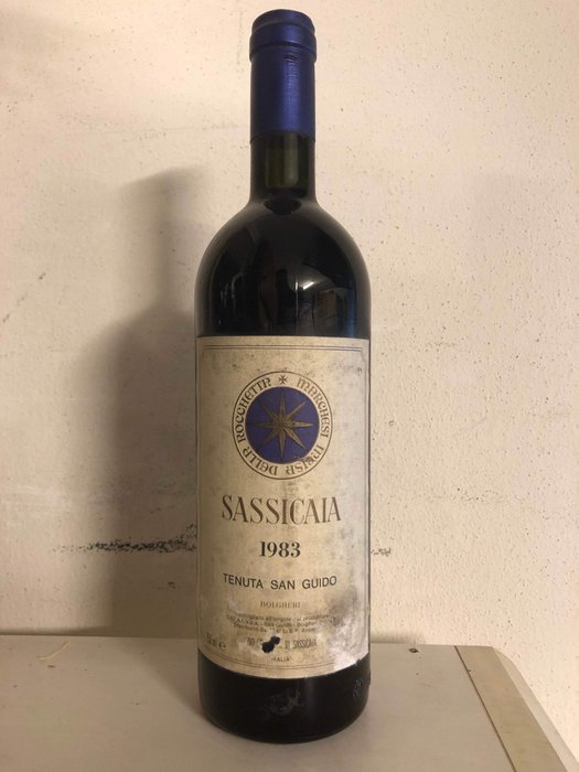 1983 Sassicaia Tenuta San Guido - Super Tuscans - 1 Bottle (0.75L)