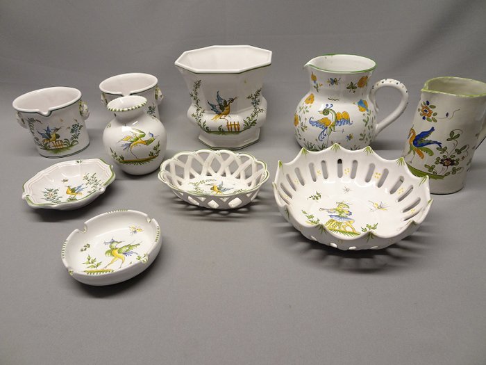 Moustiers Fait Main - różne przedmioty dekoracyjne (10) - Ceramika