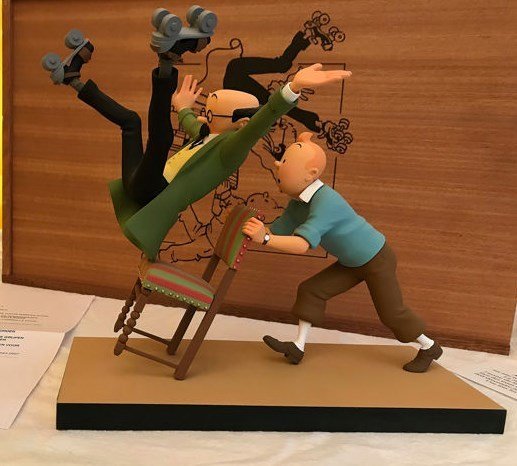 Tintin - Statuette Fariboles - Attention Tryphon  - EO (2008)