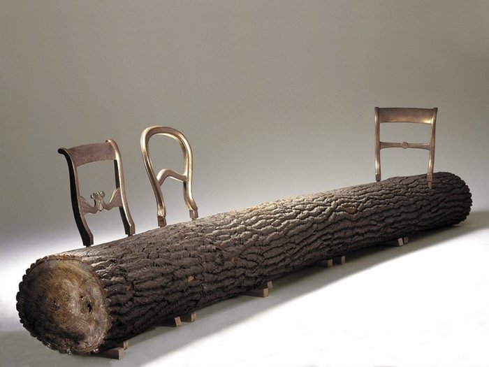 Jurgen Bey - Droog Design - Bench (1) - Tree Trunk Bench