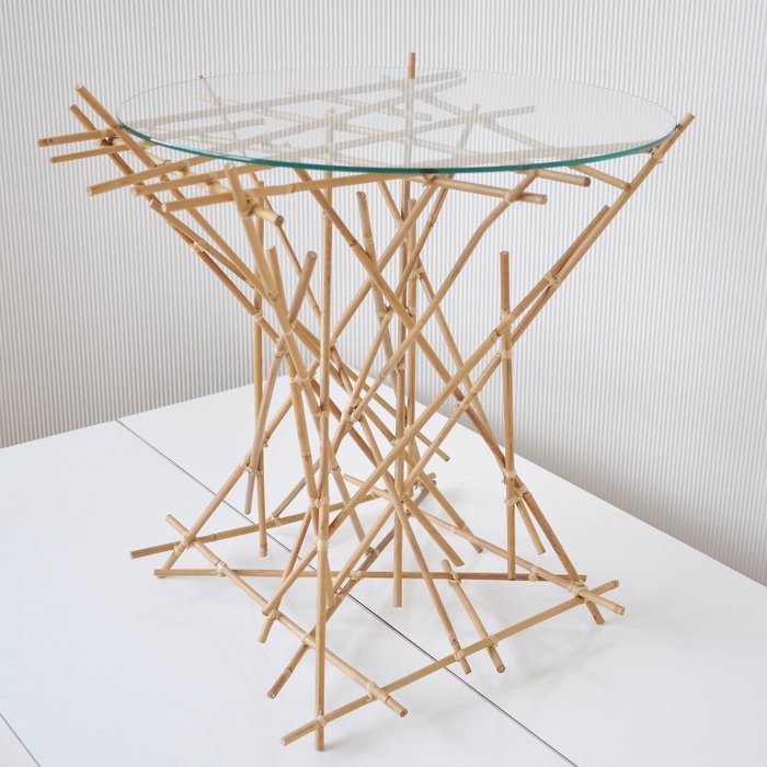 Fernando Campana, Humberto Campana - Alessi, Fratelli Campana - Table d’appoint - Blow Up Bamboo collection