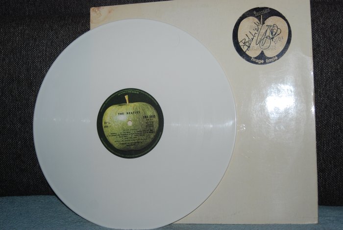 披頭四 - "White Album complete with poster and 4 pictures on white vinyl - 2xLP 專輯（雙專輯） - 1978/1978