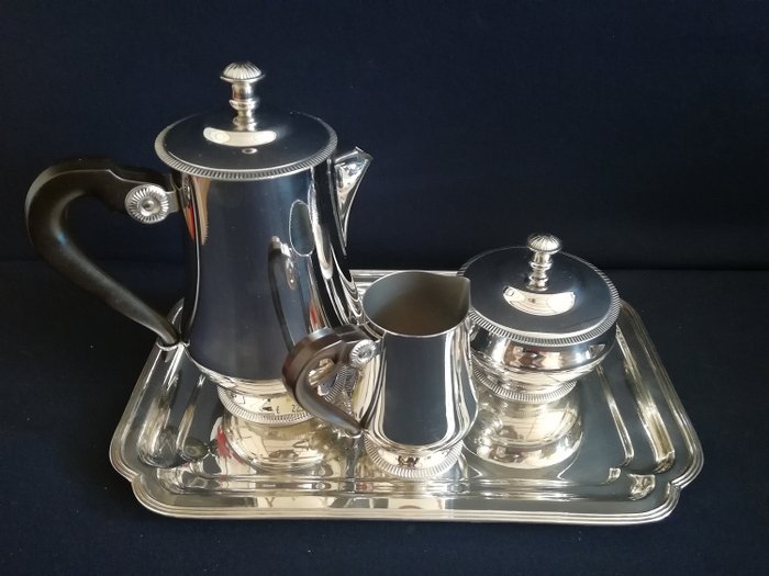 Letang Remy - Letang Remy - 4 delig koffie stel 18/10 inox - Staal (roestvrij)
