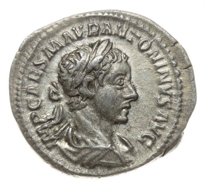 Roman Empire - AR Denarius, Elagabalus (AD 218-222) - - Catawiki