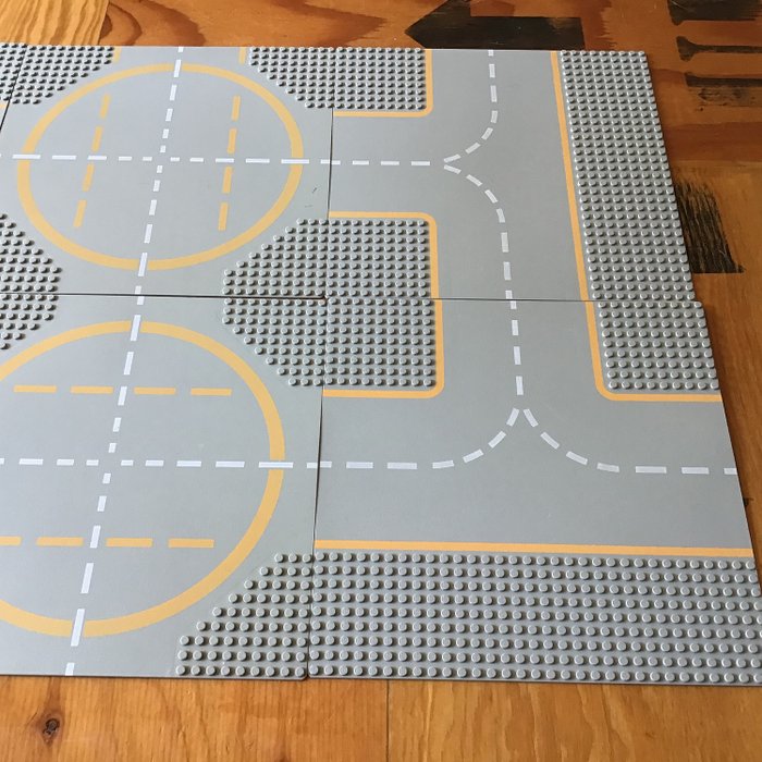 LEGO - 空间 - 306 (5x) - 接地板 Classic space grondplaten - 1970-1979