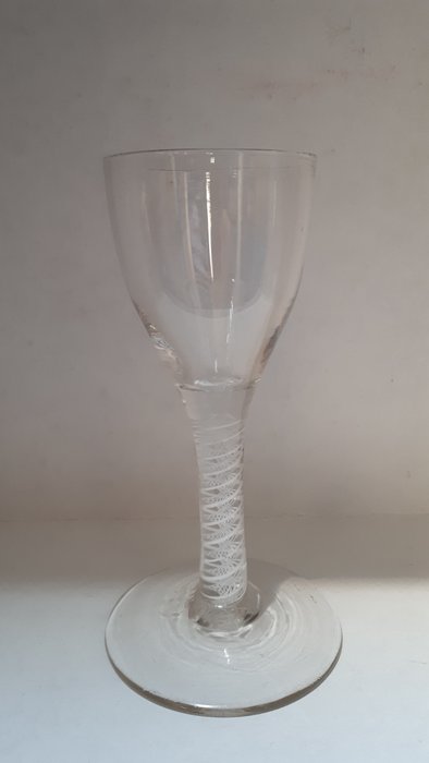 18th century English special pendulum glass - Glass