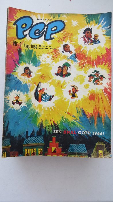Pep - Complete jaargang 1966 - Pep weekblad - 已訂裝 - 第一版 - (1966)