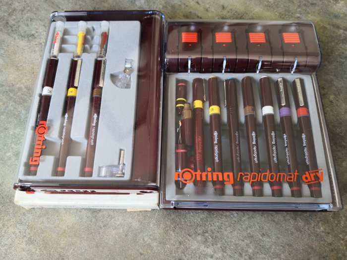 Rotring  - Rotring Rapidograph 2 pieces Drawing pen set - 2