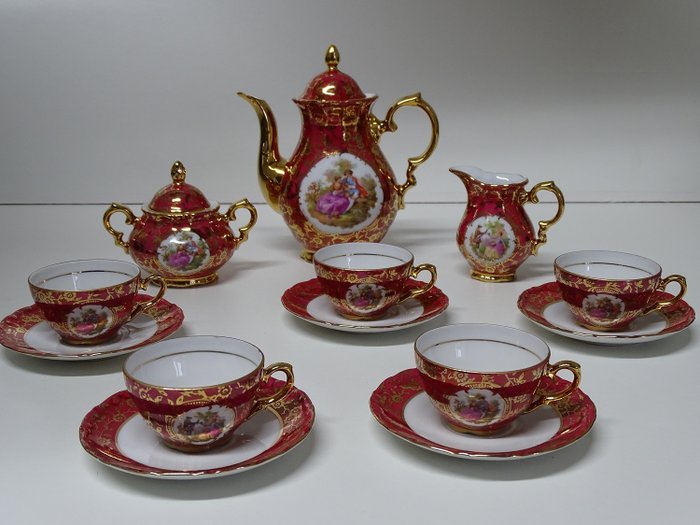 Schaffer wiesau Bavaria - Tea service - Porcelain