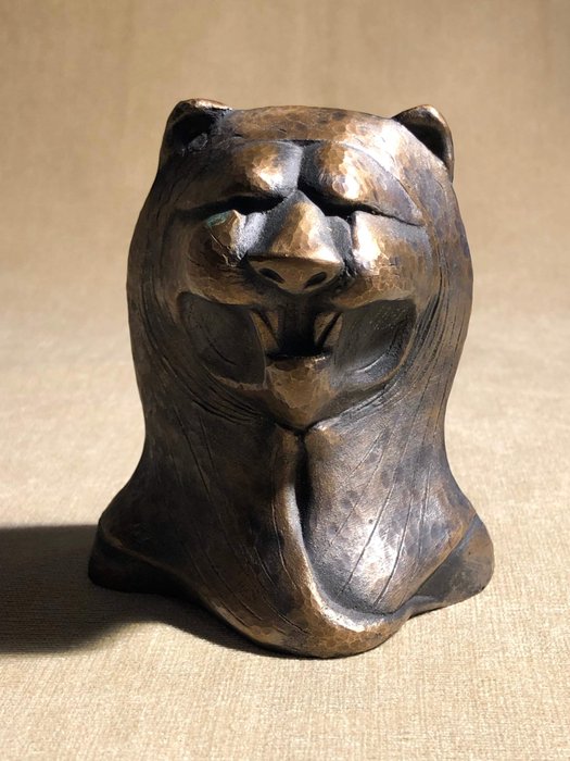 Gernot Rumpf - 雕塑青銅鑄造Palatine Lion獎Helmut Kohl