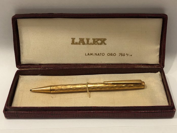 Lalex - Lalex层压铅笔持有人黄金750复古 - 收藏