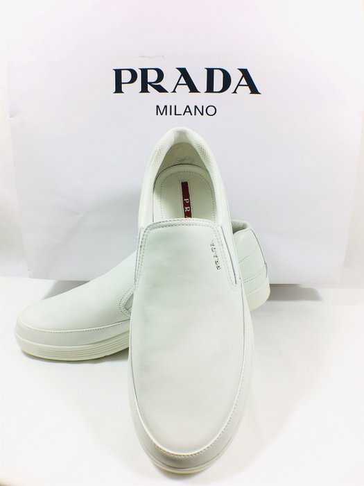 Luxury Vitello Plume White Leather Slip 