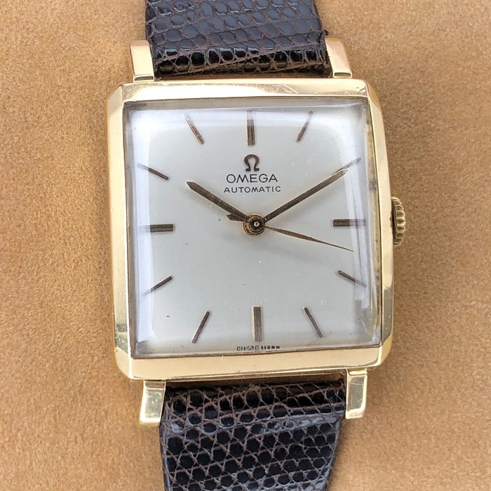 Omega - Vintage Automatic Square Shaped Silver Dial  - 3971-SC - Uniszex - 1901-1949