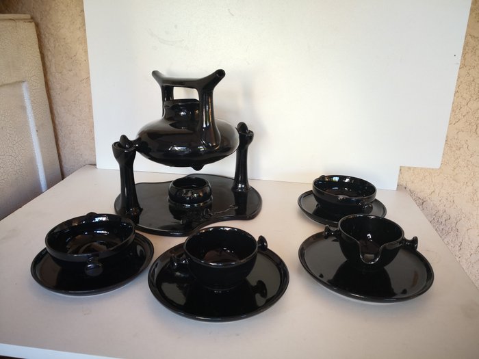 Luigi Colani - Friesland Ceracron - Serviciu de ceai - Ceramică
