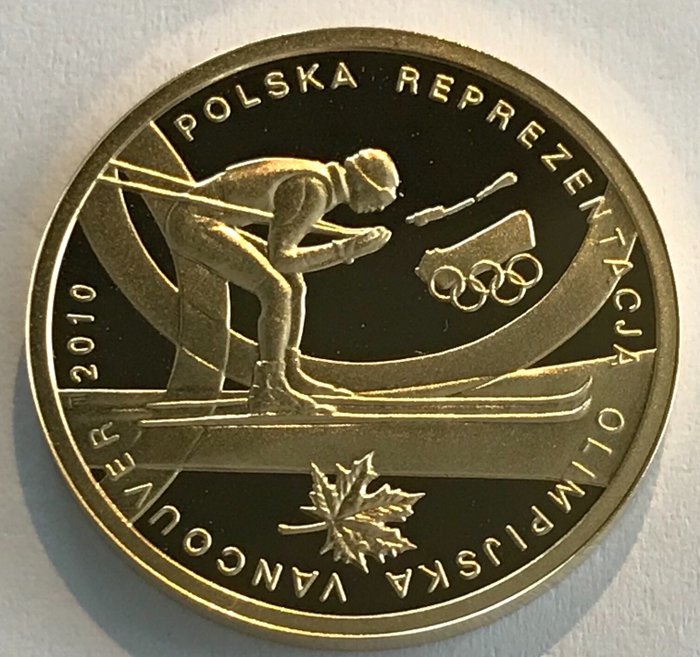 Poland. 200 Złotych 2010 - Olympische Winterspiele in Vancouver