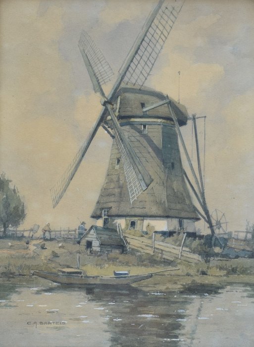 Cornelis A. Bartels (1890-) - Windmolen