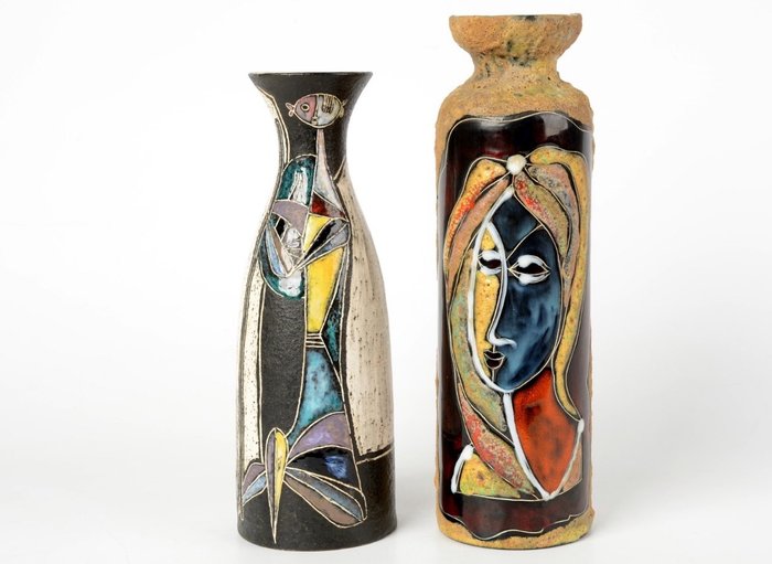 Marcello Fantoni - Vase (2) - Céramique