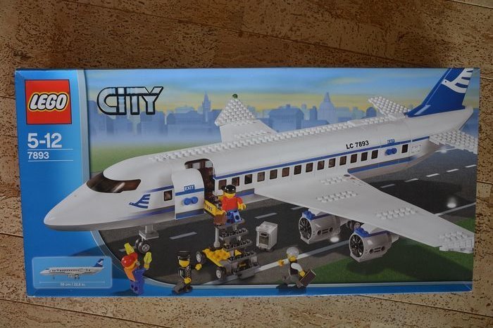 LEGO - 城市 - 7893 - 車輛 Passenger Plane