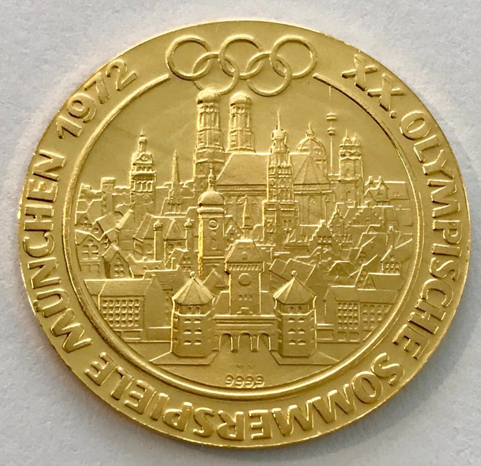 Germany - Medaille 1972 - Olympiade München 1972  - Gold