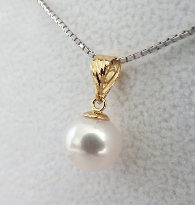 HS Jewellery Akoya pearl, Collection Quality Luster 8.8 mm - Pendant ...