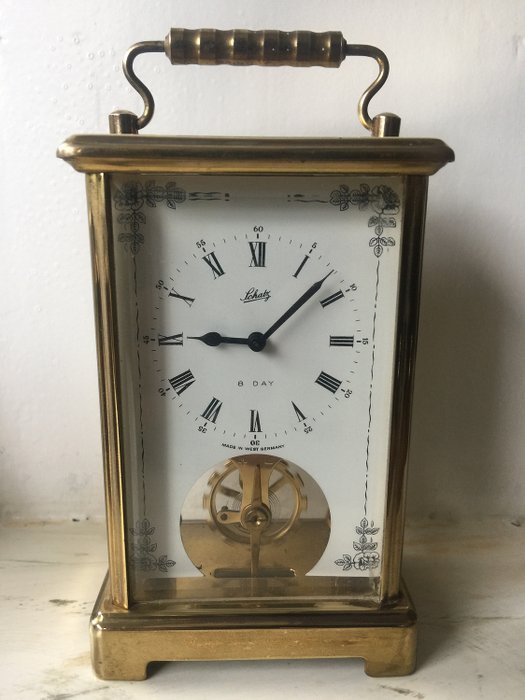 車廂時鐘 - Schatz  - 黃銅 - 20世紀