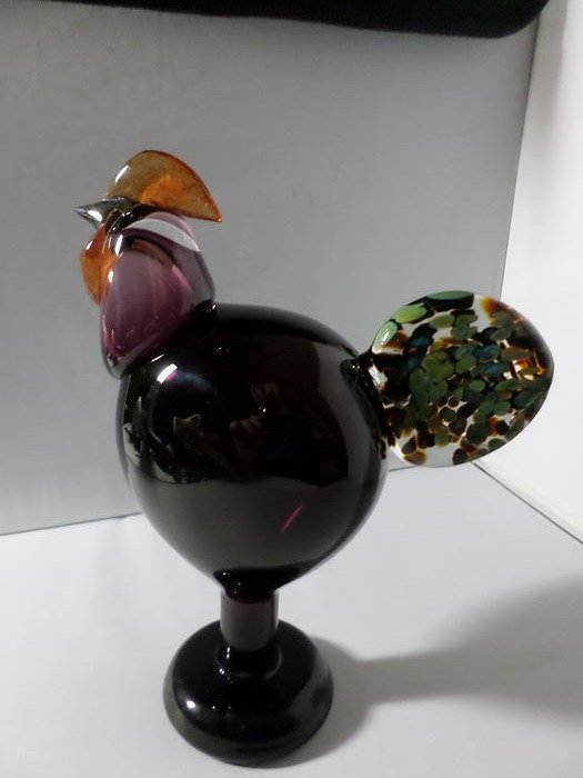 Oiva Toikka - Iittala - Annual bird Rooster - Kukko 1998 (no reserve/some damages) (1) - Glass
