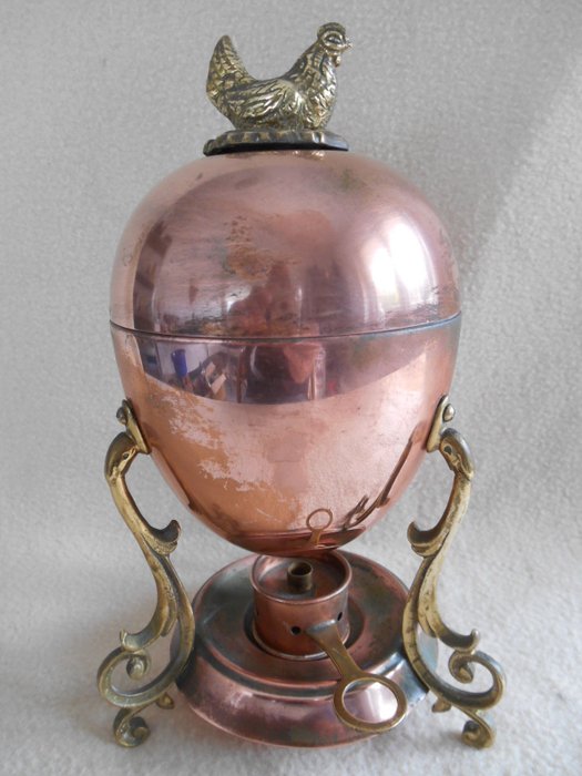 Rare Copper Egg Boiler Warm Holder - Copper - Brass