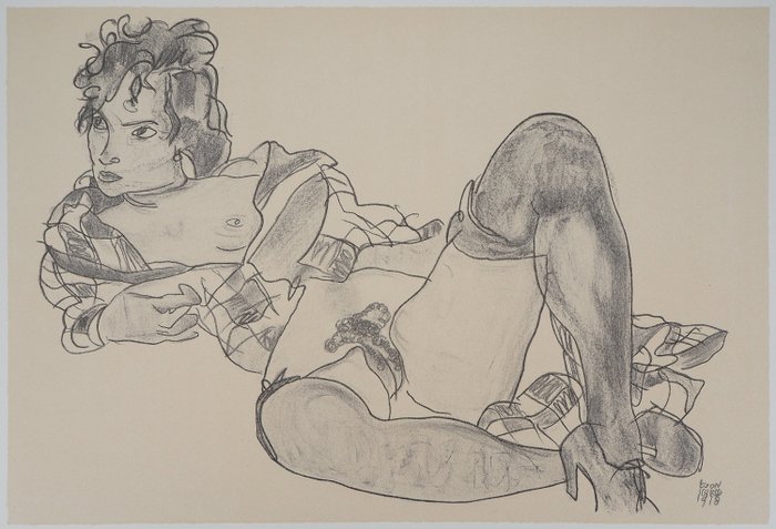 Egon Schiele (1890-1918) - La provocatrice