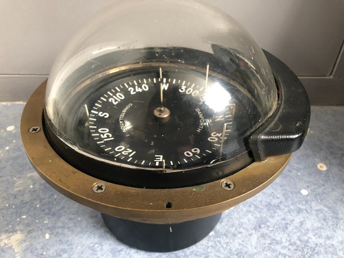 Bronze boat compass Danforth Constellation - Bronze - Second half 20th century