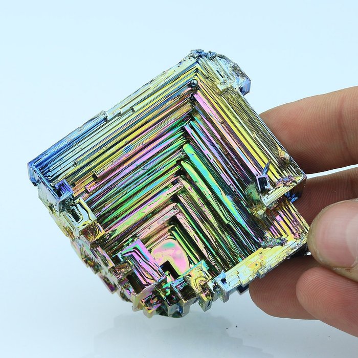 自然铋 水晶 - 5.3×5.3×4.9 cm - 190.1 g