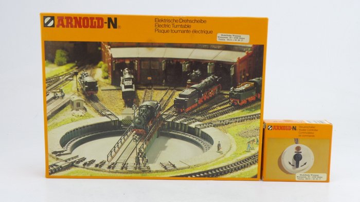 Arnold N - 6381/6382 - Scenery - Electric turntable with control box