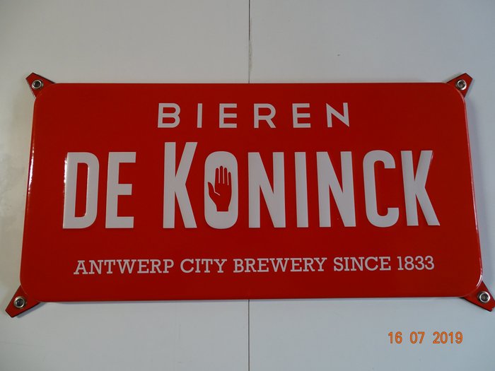 De Koninck - Bord - Emaille